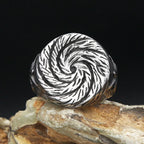 Spiral Ring — 316L Stainless Steel