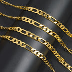 Cuban Link Chain Necklace — Gold-Tone Copper 5mm 22"