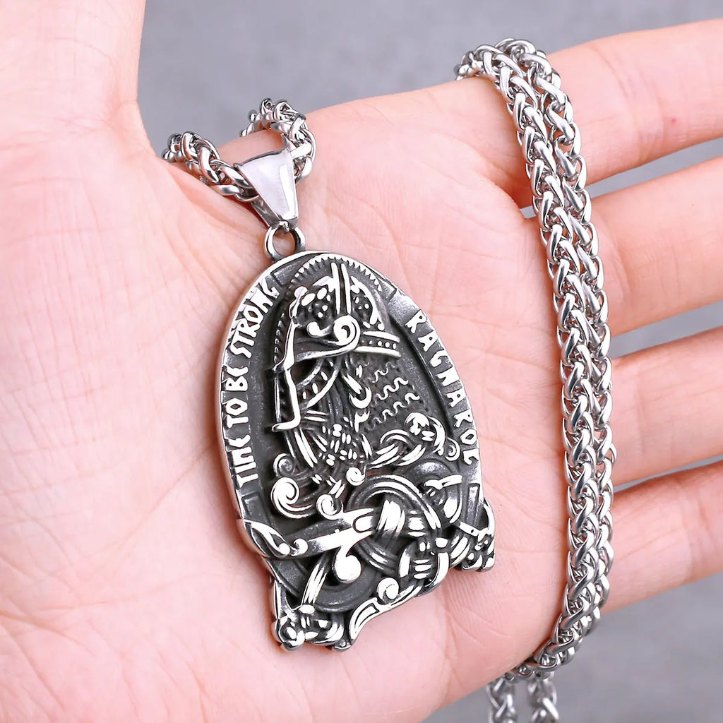 Nordic Vikings Tree of Life Odin Necklace Various Men Celtic Amulet Pendant Stainless Steel Vintage Charm Punk Jewelry