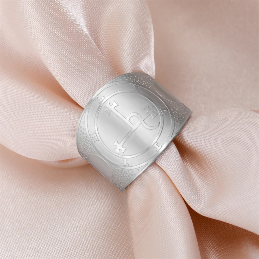 Sigil of Lilith Ring — Stainless Steel Amulet