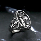 Viking Lighthouse Ring — Stainless Steel