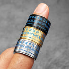 Date Spinner Ring — Stainless Steel
