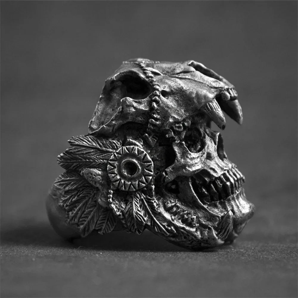 Niche Skull Ring — Gothic Statement