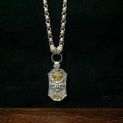 Nepalese craft old silversmith pure lion king beast brand Seiko gold national