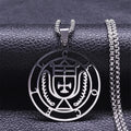 Demon Silver Pendant Seal Crocell Women/men Satan