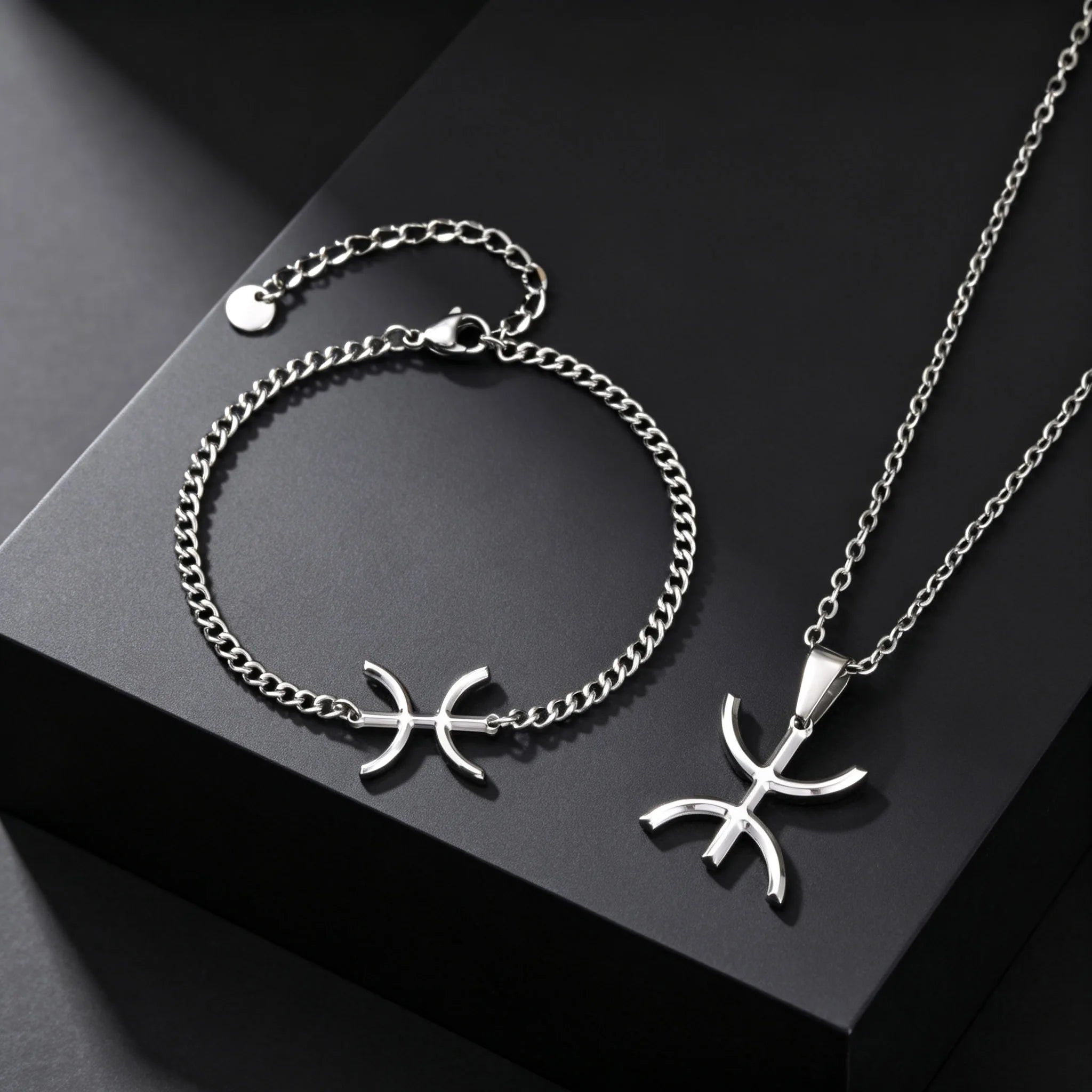 African Berbers Symbol Necklace — Stainless Steel