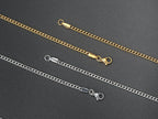 Stainless Steel Cuban Chain Necklace 3MM