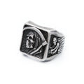 Scythe Death Skull Ring — Stainless Steel