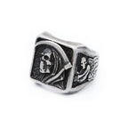 Scythe Death Skull Ring — Stainless Steel