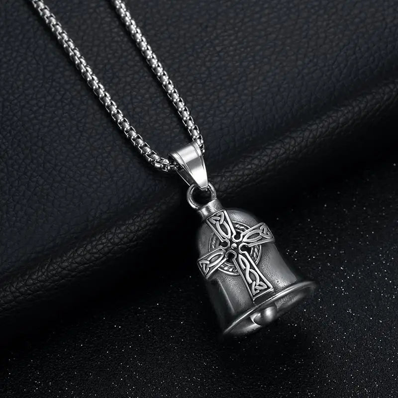 Cross Viking Steel Pendant Nordic Riding Exorcist
