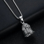 Cross Viking Steel Pendant Nordic Riding Exorcist