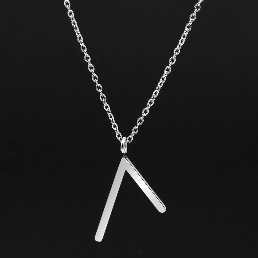 Viking Rune Layering Necklace — Minimal