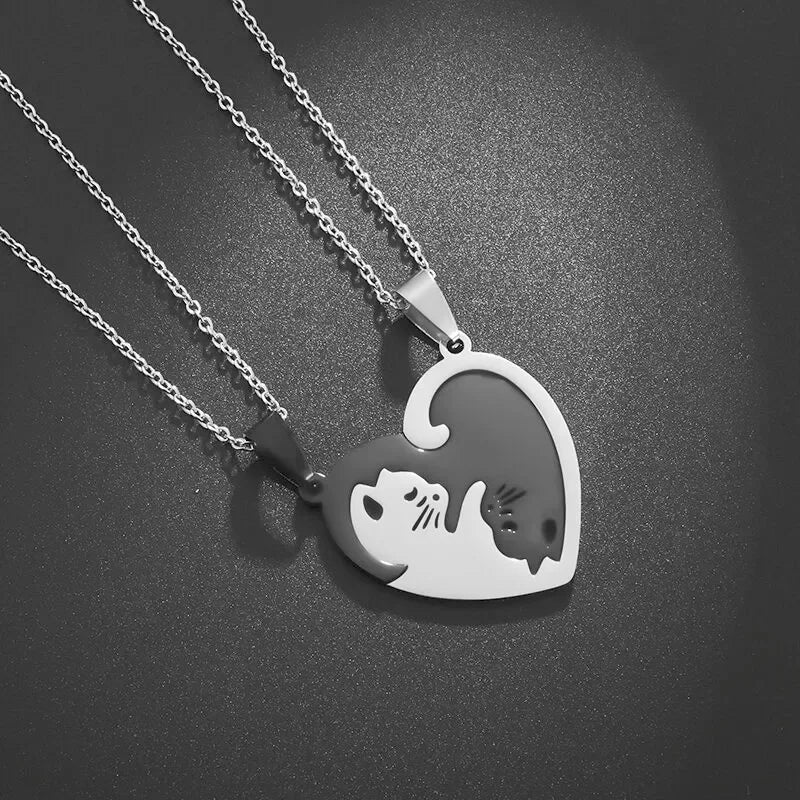 New Twisted Mobius Silver Color Pendant Men and Women Couple Hip Hop Student Pendant Anniversary Jewelry Gift