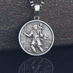St. Christopher Pendant — 925 Silver