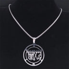 Occult Sigil Silver Pendant Bathin Demons Seals