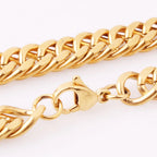 Cuban Gold Chain 10MM Curb Link Necklace