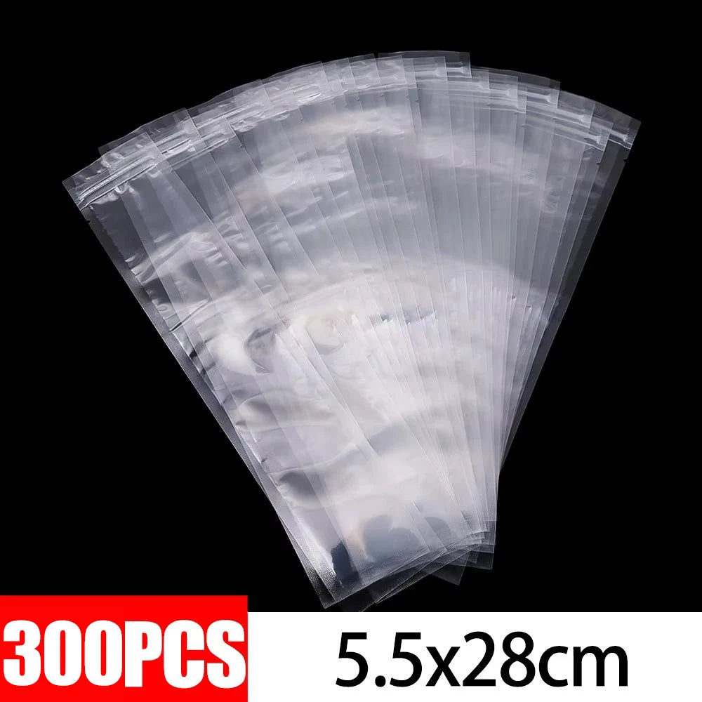 300/50Pcs Disposable Transparent Popsicle Bags Ice Cream Juice Yogurt Chocolate Ice Bags DIY Kitchen Accessories Cool