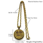 Star Demon Steel Pendant Witchcraft Triple Moon