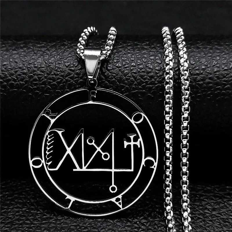 Astaroth Sigil Pendant Necklace — Stainless Steel