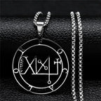 Astaroth Sigil Pendant Necklace — Stainless Steel