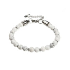 6mm Tiger Eye Beads Strand Bracelets Men Women Charm Stainless steel Chain Colorful Natural Stone Bracelet Male Jewelry