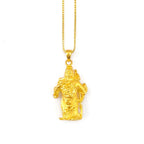 Guan Gong Gold Pendant Necklace