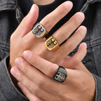 Eagle Signet Ring — Stainless Steel