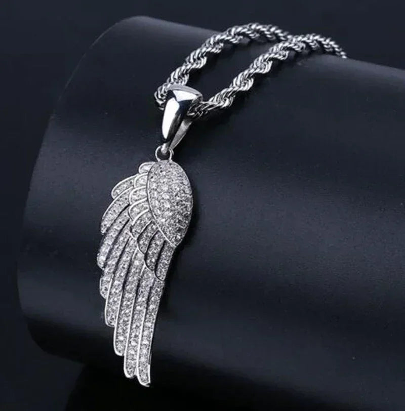 Bling Iced Out Savage Pendant Cubic Zirconia Letter Necklace for Men Women Hip Hop Rock Rap Party Jewelry