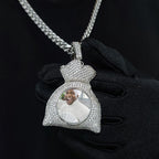 Iced Out Photo Pendant Necklace