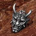 Viking Ghost Skull Pendant Necklace — Stainless