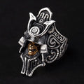 Classic silver 925 replica design geometric mens rings inlay diamond retro Embossed handsome ring banquet party jewelry gift