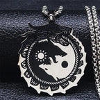 Dragon Stainless Steel Pendant Necklace