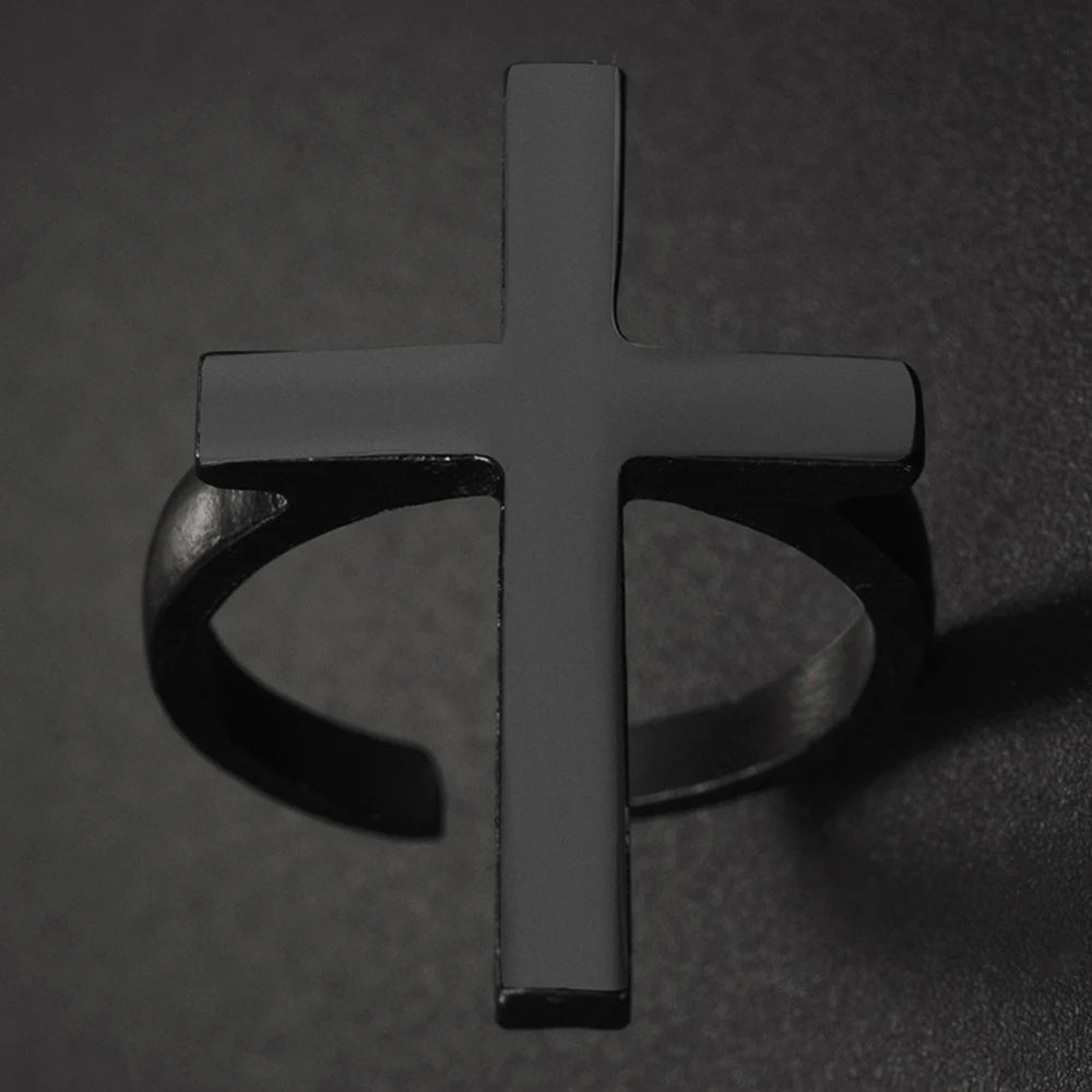 Vintage Cross Gold Ring