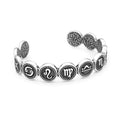 Steel Bracelet 316L Cuff Punk Constellation