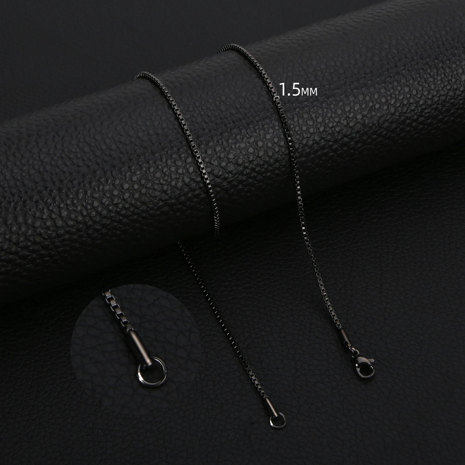 Box Chain Necklace — Stainless Steel 3mm