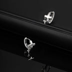 Personalized Stainless Steel Cross Tassels Pendant Earrings for Men,Silver Color Not Allergic Hoop Earrings,Punk Fashion Jewelry