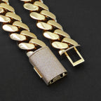 Rose Gold Cuban Chain Necklace 30/40MM Heavy