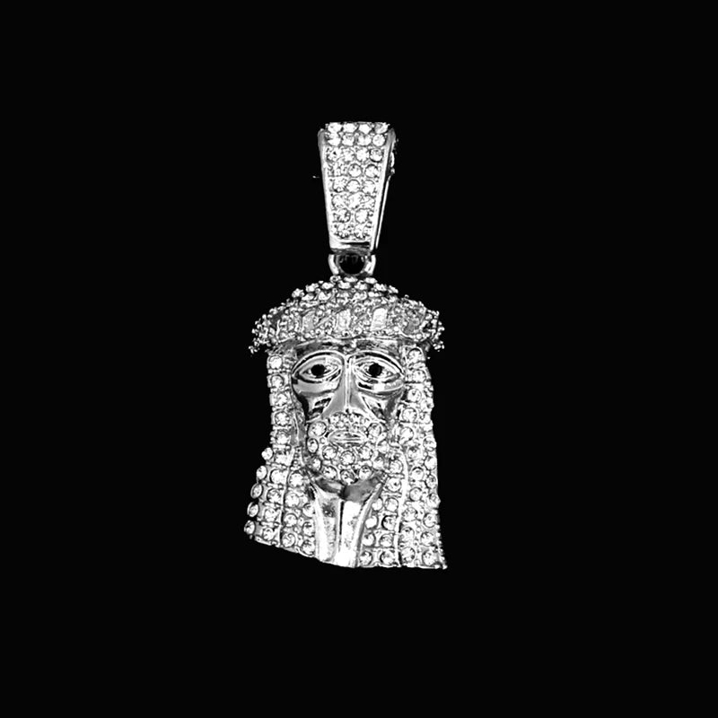 Iced Out Jesus Tennis Chain Necklace 4mm