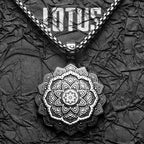 Mandala Flower Pendant — Stainless Steel