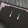 925 Silver Zircon Wand Stud Earrings — SS