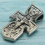 Crucifix Stainless Steel Pendant Necklace