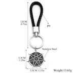 Star Key Steel Pendant Seven-pointed Witchcraft