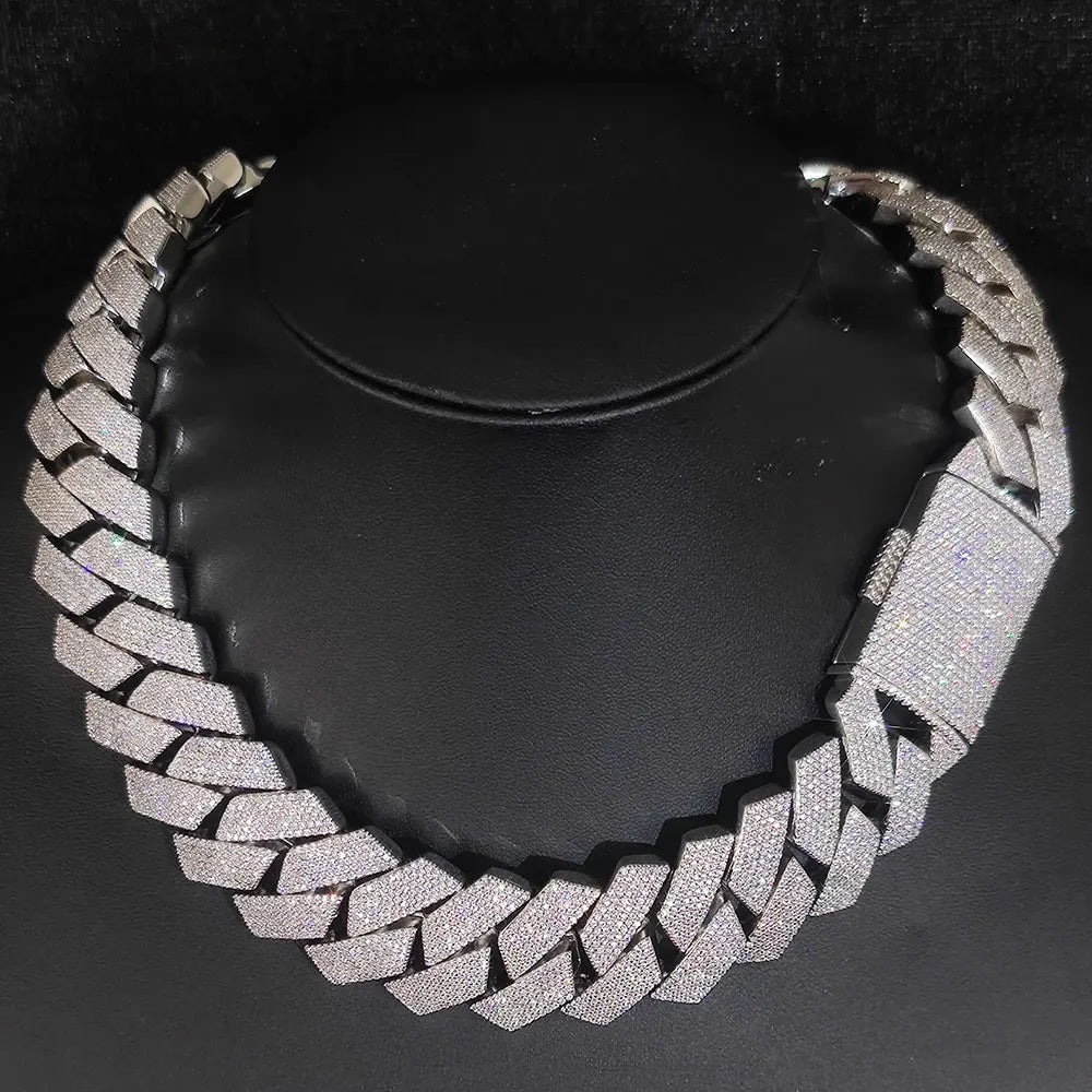 Gold Cuban Bracelet Iced Out 25MM Statement
