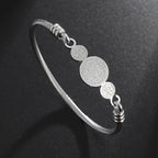 Fashion Design Stainless Steel Curved Tableware Fork Open Bracelet Men and Women Personality Charm Hip Hop Casual