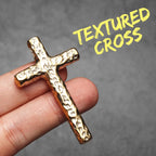 Cross Pendant Necklace — Stainless Steel