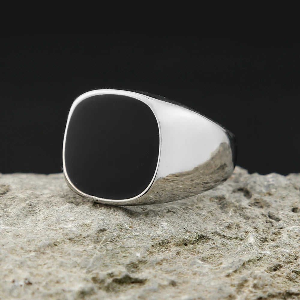Vinyl Ring — Stainless Steel