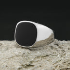 Vinyl Ring — Stainless Steel