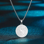 Lion of Judah Coin Pendant Necklace