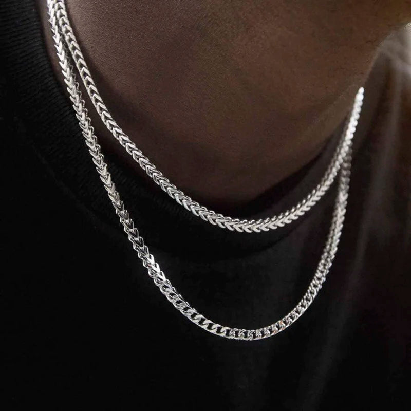 Franco Chain Necklace 3mm — Stainless Steel