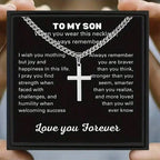 925 Sterling Silver Cross Necklace for Men Women 5mm Stainless Steel Durable Cuban Crucifix Pendant Necklace Jewelry